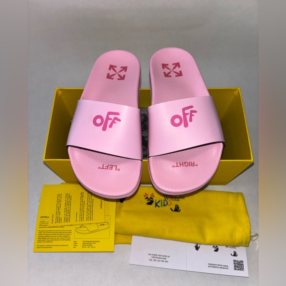 Off-White Triple Pink Slides